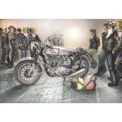 Iconic British Motorbike Metal Sign 