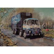 1950's Foden Eight Wheeler Refrigerated Flatbed Metal SignVintage Reproduction Designed Commercial