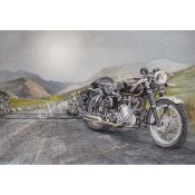 Iconic British Motorbike Metal Sign 