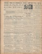 Street Fighting Dublin & Cork City 1920 Antique Newspaper