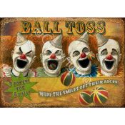 Reproduction Fairground Rides & Stalls Metal Sign 