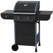 (2E) RRP £200. Texas Nimbus 2 Burner Gas BBQ (H107.5x W110x D58.5cm)