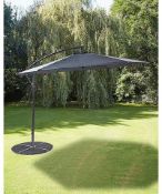(R3) Lot RRP £218.00. 2x Elton Cantilever Parasol Grey (TA3511/01) RRP £109.00 Each. 1x Boxed /