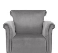 (P) RRP £219.00. (When Complete) . Desire Accent Chair Charcoal (XK3687/03). Please Note There Are
