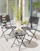 (2L) RRP £84. Porto Lounge Set Charcoal (FW0389/01)
