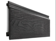 Composite Wall cladding wood embossed finish graphite grey 8.5sqm 24 boards Composite wall