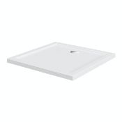 RRP £175. 800x800 x40mm Stone Resin Shower Tray
