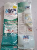 2 x Super Seal Waterstop Kits For Sewaling Baths, Shower Trays & Worktops. No Tools Required.