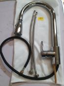 Designer Pull Out Swan Neck Shower Kitchen Tap