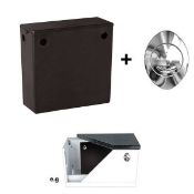 Macdee Wirquin compact concealed toilet cistern with side water inlet