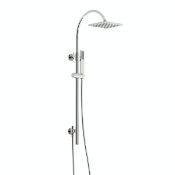 RRP £225. Aria Square Head Thermostatic Shower Kit
