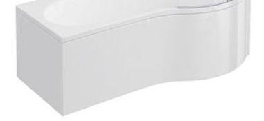 1700 P Shape Bath With Front Panel.