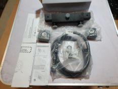Matt Black Thermostatic Bar Shower Valve, Black Hose, Black Wall Plates and Manual.