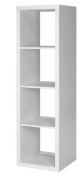 (P15) 1x Clever Cube 4x1 Storage Unit - White. SKU: 374339. RRP £40. (W) 41 x (D) 39 x (H) 146cm