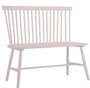 (P20) RRP £150.00. Laura Spindle Back Bench Lilac. SKU: 576592. (H) 89 x (W) 100 x (D) 44cm