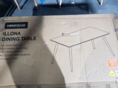 (P9) Illona Dining Table (Box 1 of 2 - Table Top Only) SKU: 591258. RRP £280.00 When Complete.