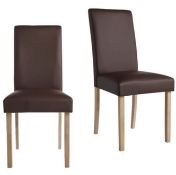 (P10) RRP £125.00. Marcy Dining Chair - Set of 2 - Midnight. SKU: 575833. (W) 44.5 x (D) 54.5 x (H)