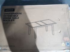(P8) Charterhouse Extending Dining Table. (Box 1 Of 2 Only - Table Top). RRP £350 (When Complete)