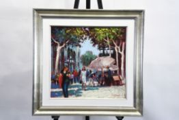 Original Framed Pastel by Tony Rome