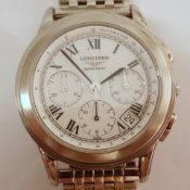 Longines / Flagship Roman Numbers - Gentlemen's Steel Wrist Watch