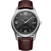 Eterna / Vaughan Big Date 7630.41 - Gentlemen's Steel Wrist Watch