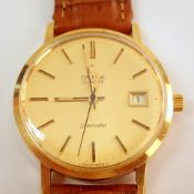 Omega / Vintage Seamaster - Gentlemen's 18K Yellow Gold Wrist Watch