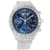 Omega / Speedmaster Triple Date - Gentlemen's Steel Wrist Watch