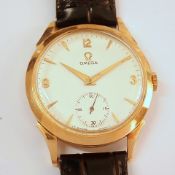 Omega / Vintage - Gentlemen's Rare 18K Rose Gold Wrist Watch