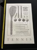 Two Neil Gower Tennis prints