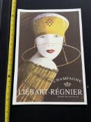 Liebart-Regnier Champagne Print