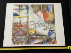 Chagall - Paris, Through The window