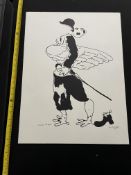Two Marc Chagall Charliee Chaplin Prints