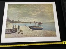 Claude Monet, The Beach at Saint Adresse