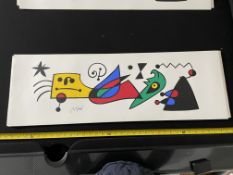 Joan Miro Screen Prints