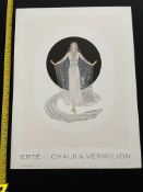 Veil Gown Erte Chalk & vermilion