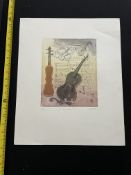 M J wells etching orchestra #1 Limited Edition