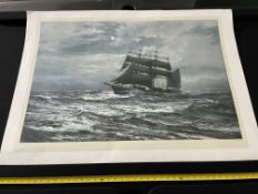 Montague Dawson Silvery Night