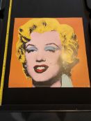 Andy Warhol Shot Orange Marilyn, Poster 1995