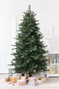 (Mez) 3x Items. 1x 7ft 6in Norway Spruce Artificial Tree Unlit. 1x 6ft Norway Spruce Artificial Tre