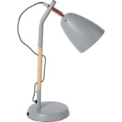 (8B) 20x Lighting Items. To Include 2x Adjustable Head Desk Lamp Grey. 1x Curved Desk Lamp Pink. 2x
