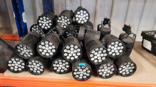 (11B) Approx 29x Nordic Light LED Spotlight Black (Main Light Body Only With Adjustable Mount). (1