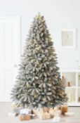 (Mez) 4x Christmas Trees. 1x 7ft Pembroke Spruce Premium Tree. 1x 7ft Versialles Premiumn Tree...