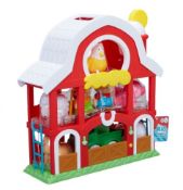 (10C) 18x Mixed Toys. 1x Kid Connection Farm House Playset (Appears As New). 1x Kid Connection Race