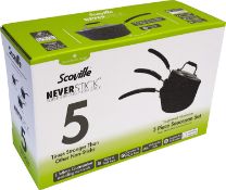 (9F) Lot RRP £120. 2x Scoville Neverstick Toughened Aluminium 3 Piece Pan Sets RRP £60 Each.