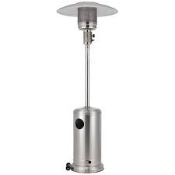 (8G) Texas Stainless Steel Gas Patio Heater (Box 1 Of 2 Only). (Please Note Box Contains Patio Heat