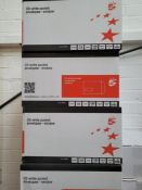 20 Boxes Of 5 Star C5 Pocket Envelopes Window 100gsm Peel And Seal 500 Per Box 906624
