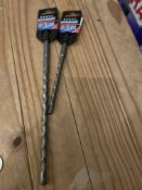 2 Erbauer SDS Plus Drill Bits 8mm & 10mm NEW