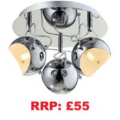 Modern 3 Light Spot Low Ceiling Light