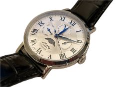 Fully Serviced Working Rotary Chronograph Gents Watch. Lost property From our Private Jet Charter.