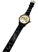 Gents Automatic Skeleton Mens Watch Rotary